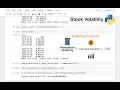 How To Calculate Stock Volatility using Python