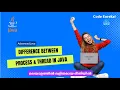 Difference Between Process and Thread in Java Understanding Multithreading