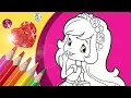 Coloring Strawberry Shortcake Girl Pages 3d Coloring