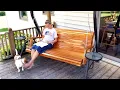 How To Make A Porch Swing Ergonomic 120 and Comfortable