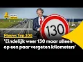 Snelheid verhoogd naar 130, maar de automobilist heeft er weinig aan | #197 De Nieuws Top 200