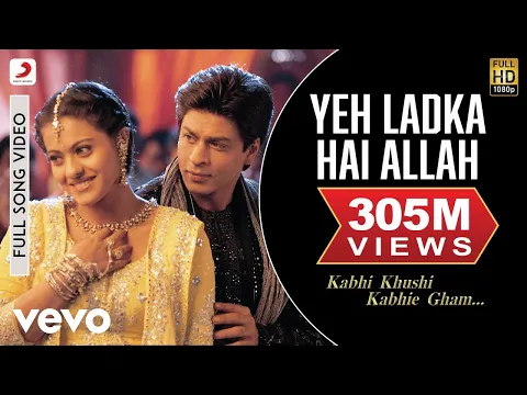 Download MP3 Yeh Ladka Hai Allah Full Video - K3G|Shah Rukh Khan|Kajol|Udit Narayan|Alka Yagnik
