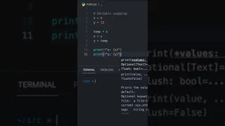 How to swap variables in Python