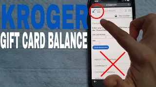 How to Check Kroger Gift Card Balance Online