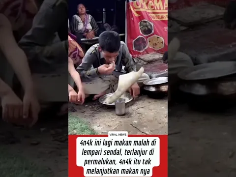 Gak Beradab‼️Lempar Sandal Ke Makanan 😭