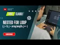 Nested For Loop Explained With Practical Examples SMIT MERN Stack Batch 23 Course