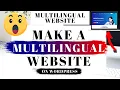 How To Make A Multilingual Website On WordPress Multilingual WordPress Tutorial