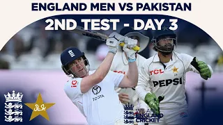 Lawrence 50* Extends Lead | Highlights - England v Pakistan Day 3 | Rothesay Test 2026