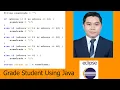 Calculate grade student using Java