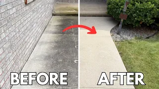 The Best Way to Pressure Wash Your Driveway!
