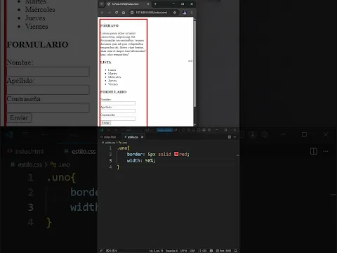 La propiedad WIDTH en CSS #tutorial #css