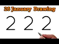 Republic Drawing Drawing 26 January Drawing Easy Happy Republic Day Drawing