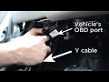 Installing Fleet Tracker MGS800 with OBD and Y cables