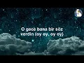 Leylim Yar - Canbay & Wolker ( Sözleri/Lyrics ) 🎶