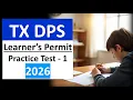 TX DMV Permit Test 2026 - Questions and Answers Texas DPS Written Test Guide