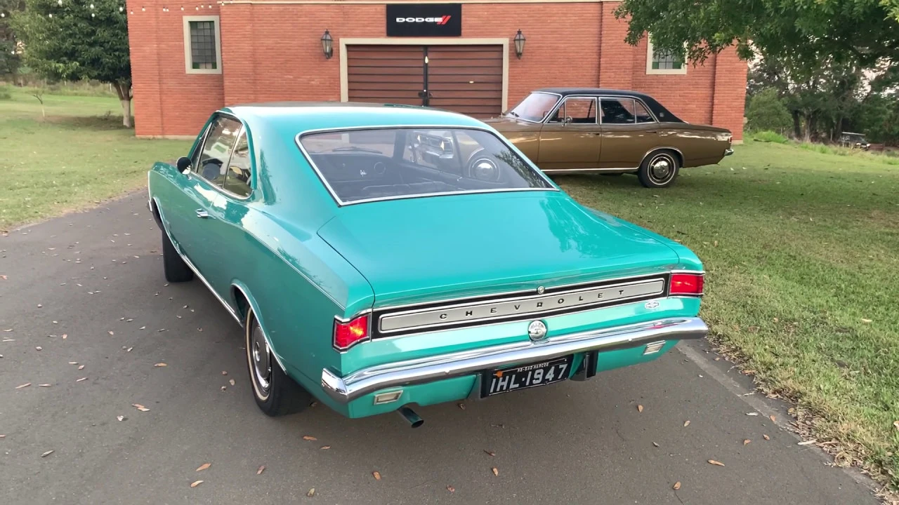 Opala Coupé Turquesa Netuno 1972  - Estava filmando ele e tive um grata surpresa !!! Confira !