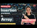 Array Operations Creation Traversal and Insertion Concept Java Code DSA using Java
