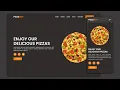 Responsive Pizza Shop Website Using HTML CSS JavaScript
