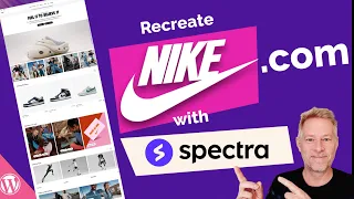 Recreate Nike com with WordPress and Spectra Gutenberg Blocks in 30 minutes