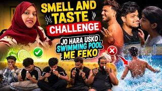 SMELL & TASTE 🤮 CHALLENGE 🥶 Thanda Paani Ibbu Ka intezaar Karra Hai 😭