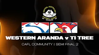2026 Central Australian Football League Community Semi Final 2 Western Aranda v Ti Tree