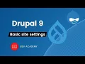 Drupal 9 Basic Site Settings How to Change Site Name and Theme easily in Drupal