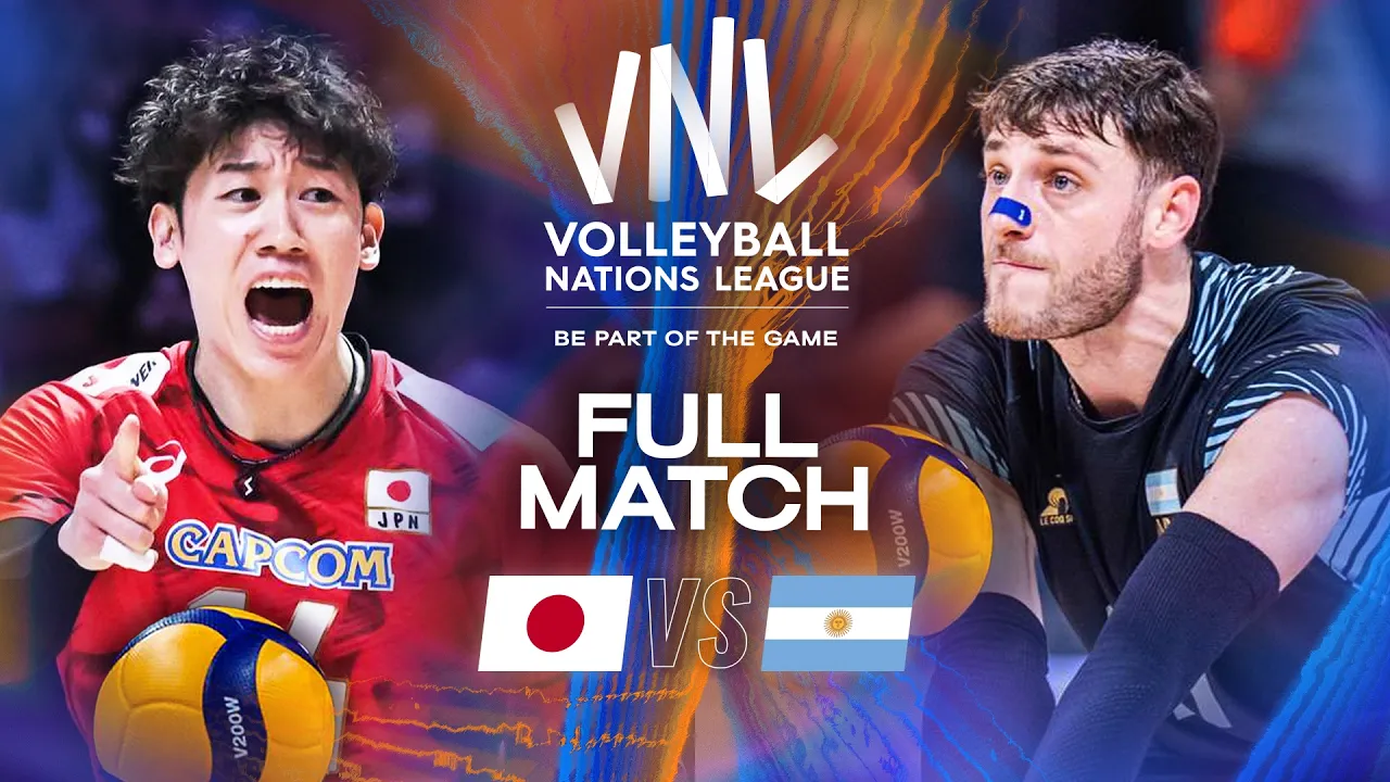Japan 🇯🇵 vs. Argentina 🇦🇷 | VNL 2025 - Full Match | Week 3