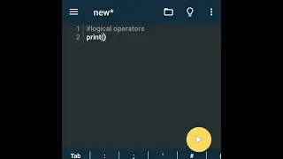 logical operator in python