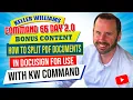 How to Split PDF Documents in DocuSign for Use with KW Command KW Command Training