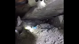 اطفال ومن تحت الردم وش نشرحلها 