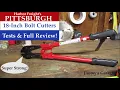 Harbor Freight s PITTSBURGH 18-Inch Bolt Cutters - Tests Complete Review