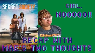 secret society recap my two thoughts