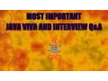 JAVA MOST IMPORTANT VIVA and INTERVIEW Question and Answer for Students