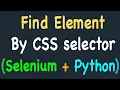 Locating Elements by CSS Selector Find Element by CSS Selector using Developer Tool