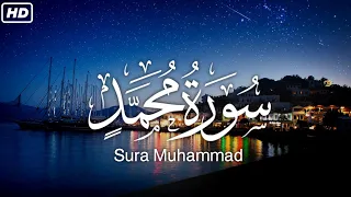 سورة محمد كاملة تلاوة هادئة خاشعة Sura Muhammad 