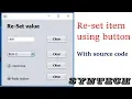 How to Clear JtextField Combobox Checkbox and Radio button on Button Click Java Swing