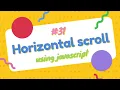 Horizontal ScrollBar Indicator using javascript