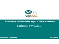 PHP Procedural MySQLi Lesson 35 Cookies