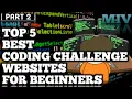 TOP 5 BEST CODING CHALLENGE WEBSITES FOR BEGINNERS MAKE IT VIRAL 2020 Part 2