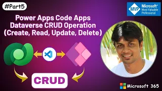 Power Apps Code Apps Dataverse CRUD Create Read Update Delete - Step by Step