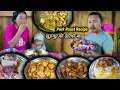 Download Lagu Crispy and Roasted Pork recipe with rice | Roast Pork Belly in Village kitchen | Nepali Village vlog