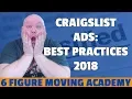 How And When To Post Craigslist Ads 2018