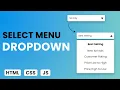How to Build a Custom Select Dropdown Menu with HTML CSS and JS A Beginner s Guide