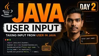 Taking User Input in Java Day 2 DSA In 100 Days