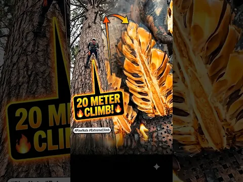 They Climb 20 Meters Just to Harvest Pine Nuts! 😱