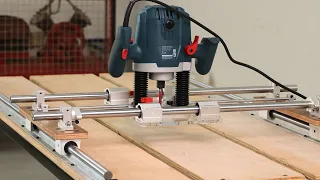 Router Sled Build: Professional Wood Slab Flattening Mill Jig