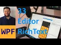 wpf33 Editor RichText