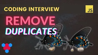 Remove Duplicated Items JavaScript Coding Interview