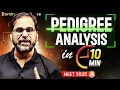 Pedigree Analysis Class 12 in 10 Minutes NEET 2025 Class 12 Biology By Tarun Sir