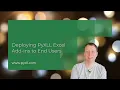 Deploying Python Excel Add-ins to End Users